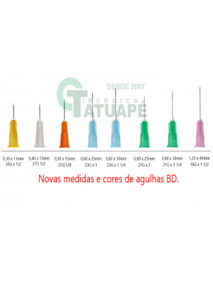 AGULHAS  DESCARTÁVEL - BD