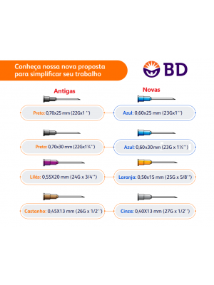 AGULHAS  DESCARTÁVEL - BD
