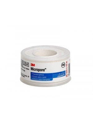 FITA MICROPORE 3M - BRANCA