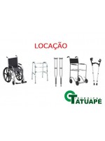 Locação de Cadeira de Rodas, Cadeira de Banho, Muletas, Andador e Suporte de Soro