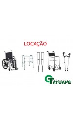 Locação de Cadeira de Rodas, Cadeira de Banho, Muletas, Andador e Suporte de Soro