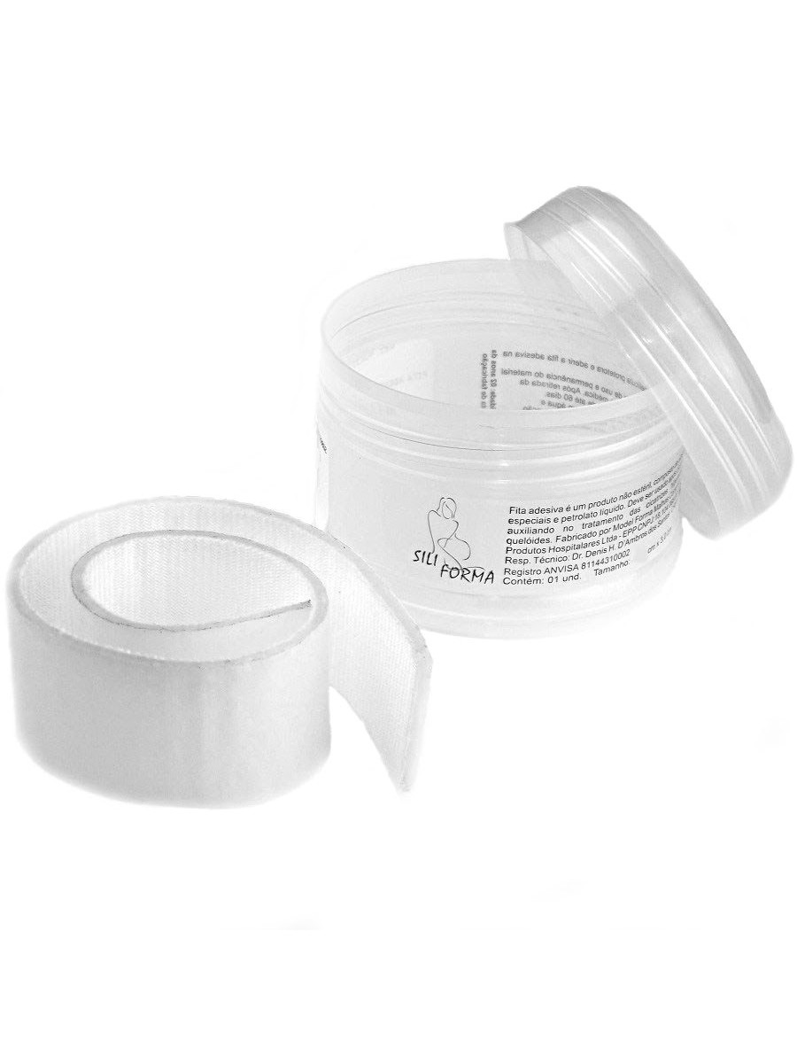 Fita para Cicatrizes Hipertróficas e Quelóides 45X3cm Siliforma