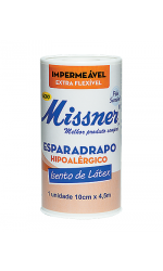 ESPARADRAPO HIPOALÉRGICO IMPERMEÁVEL MISSNER 10CM X 4.5M