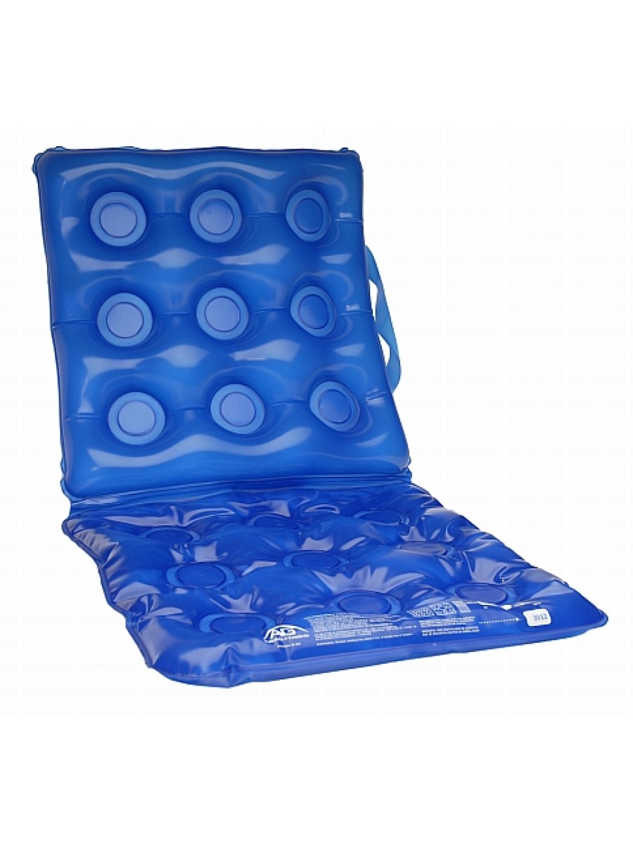 ALMOFADA GEL QUADRADA COM ENCOSTO INFLAVEL